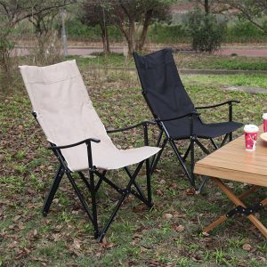 Backrest folding chair