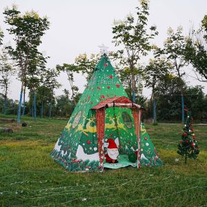 Christmas Canvas Camping Tent for Kids