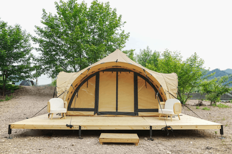 What materials are used by top glamping yurt suppliers?