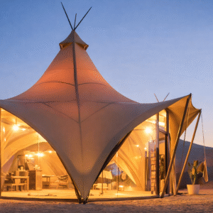 Tipi Nest Tensile Canopy Structure