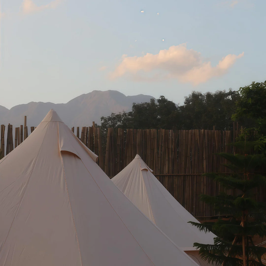 Winter Basecamp.
Summer Pavilion.